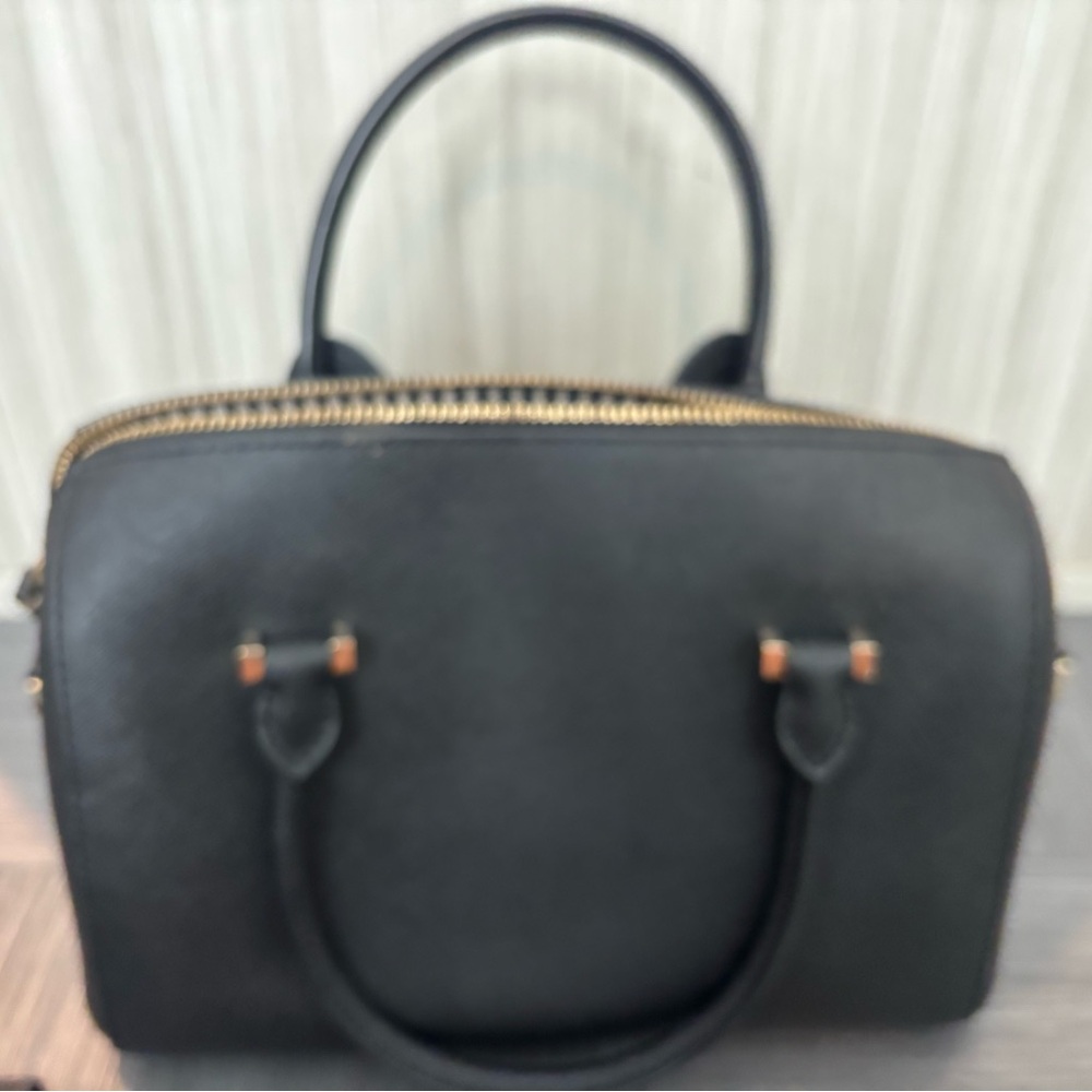 Kate Spade Black and White Dog Satchel - Picture 2 of 4